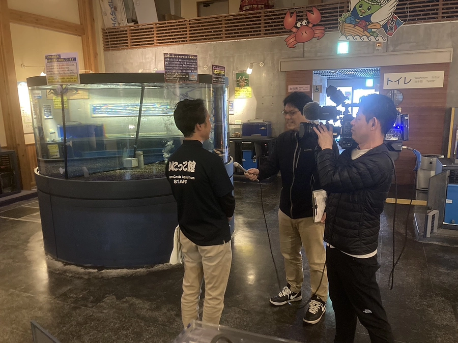 TSKさんいん中央テレビ様より取材を受けました