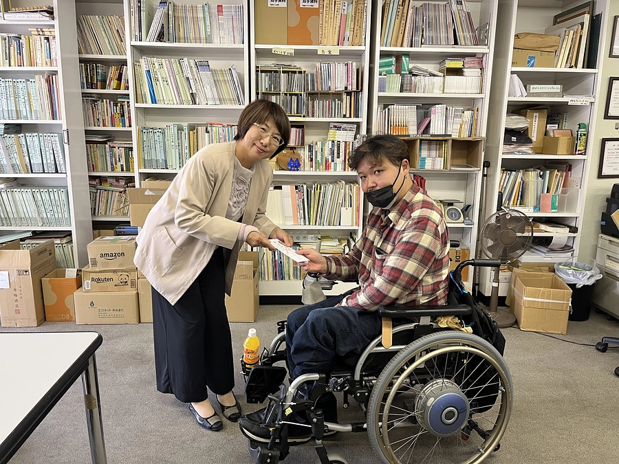 イベントでの募金箱寄付をお届けしました