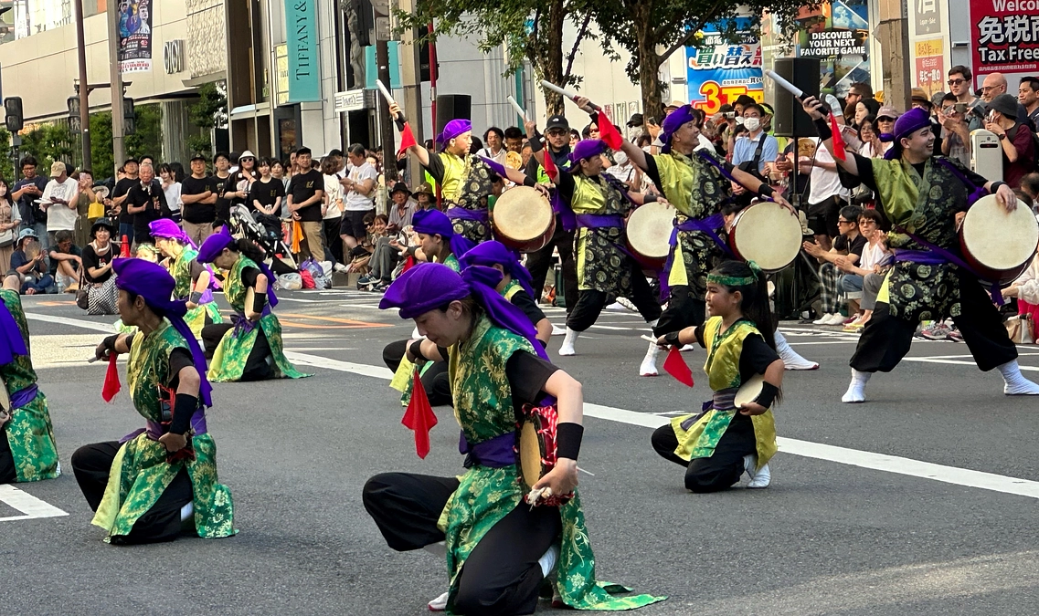 「新宿エイサーまつり 2023」にてチラシ配布