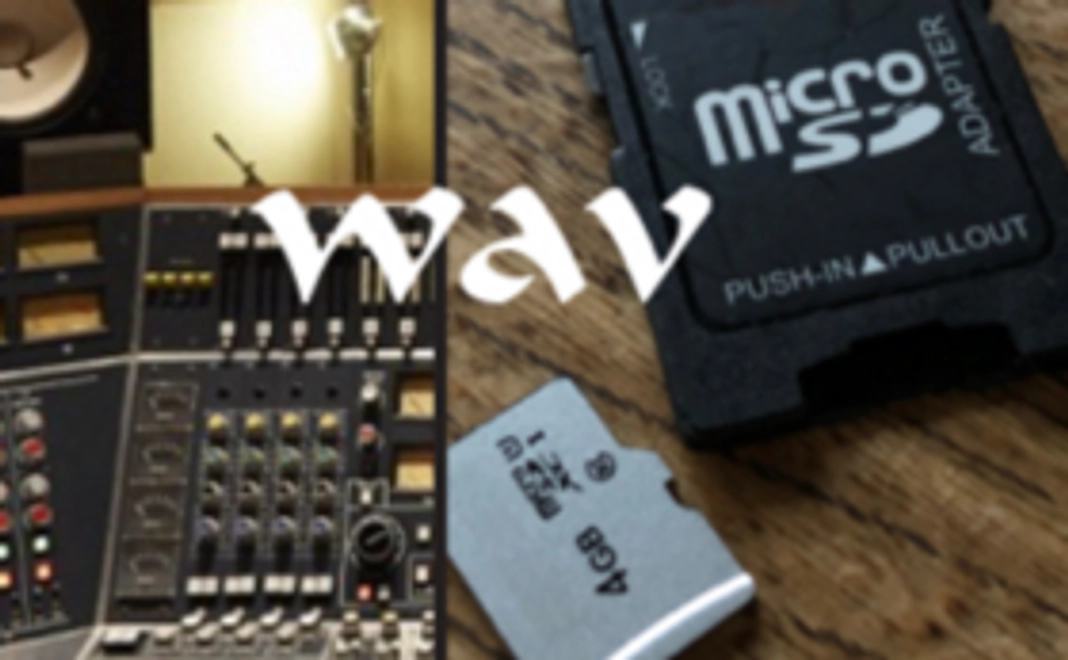 ♬ レコーディングした全曲のwav.データをmicroSDカードで !!