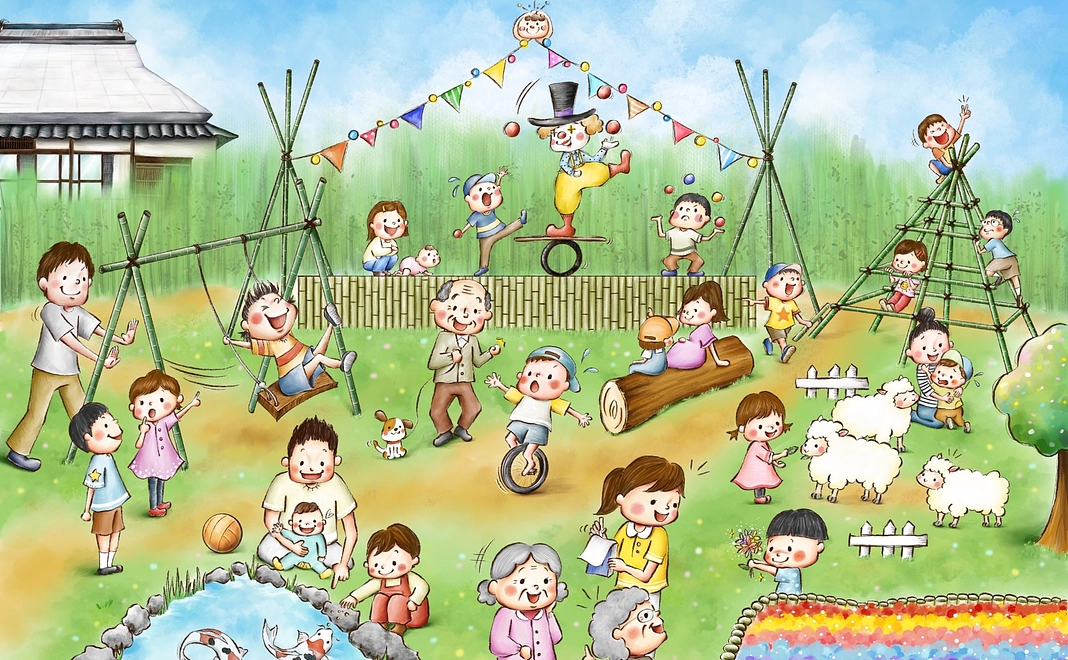 1万円コース｜スコレーパークイメージ掲載ポストカード