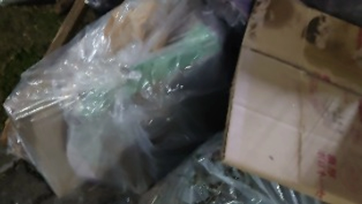 公園猫　ツキちゃんの段ボールハウス破壊