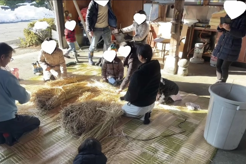 しめ縄体験を開催いたしました