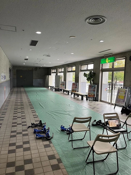 義足の体験会＠北本総合公園