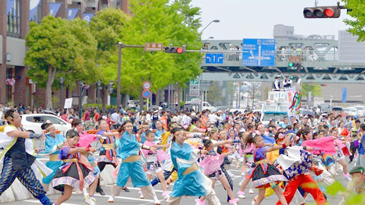 その先に夢がある～横浜よさこい祭りの会場装飾を皆の手で実現～
