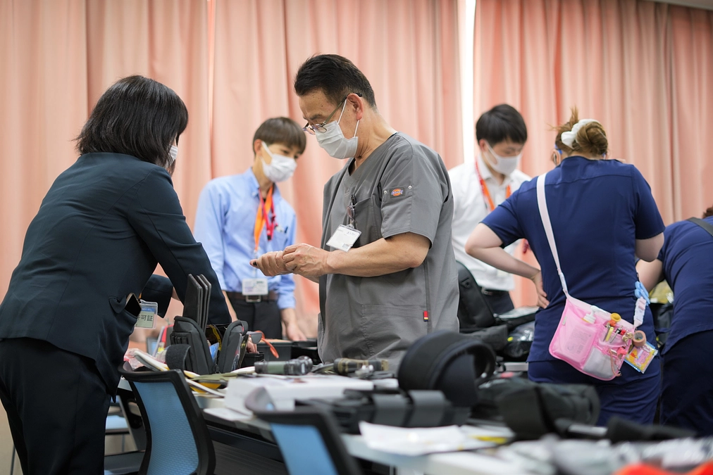 ラピッドカー搭載資器材の選定展示会を行いました！