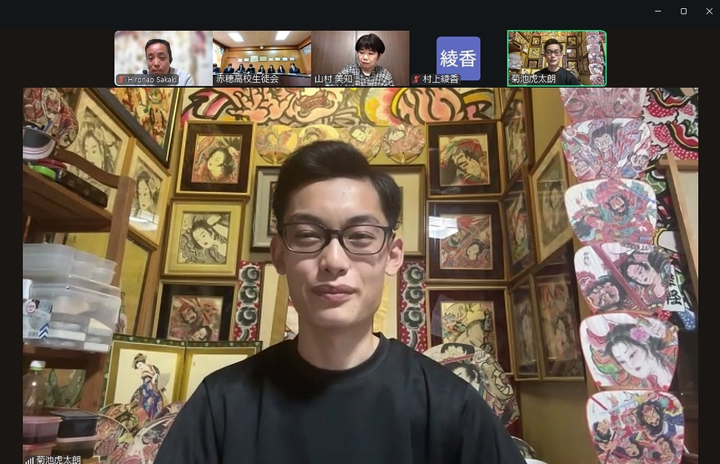 ねぷた博士ちゃん＆赤穂高校の生徒さんと打ち合わせをしました～🌟