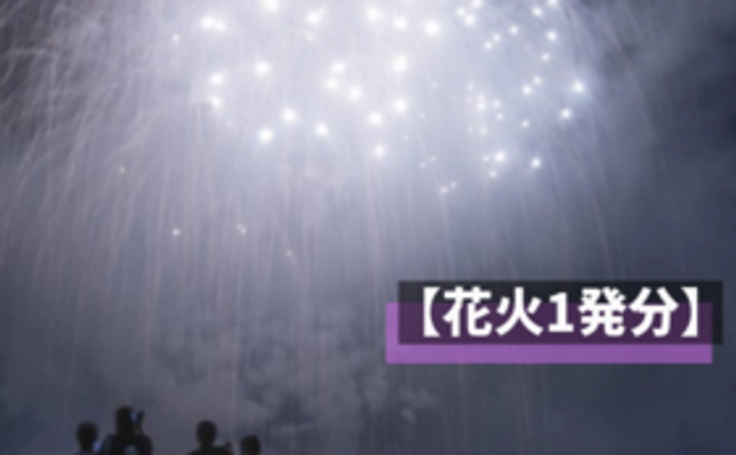 【500円で花火1発分！】一緒に越喜来の花火をあげよう！