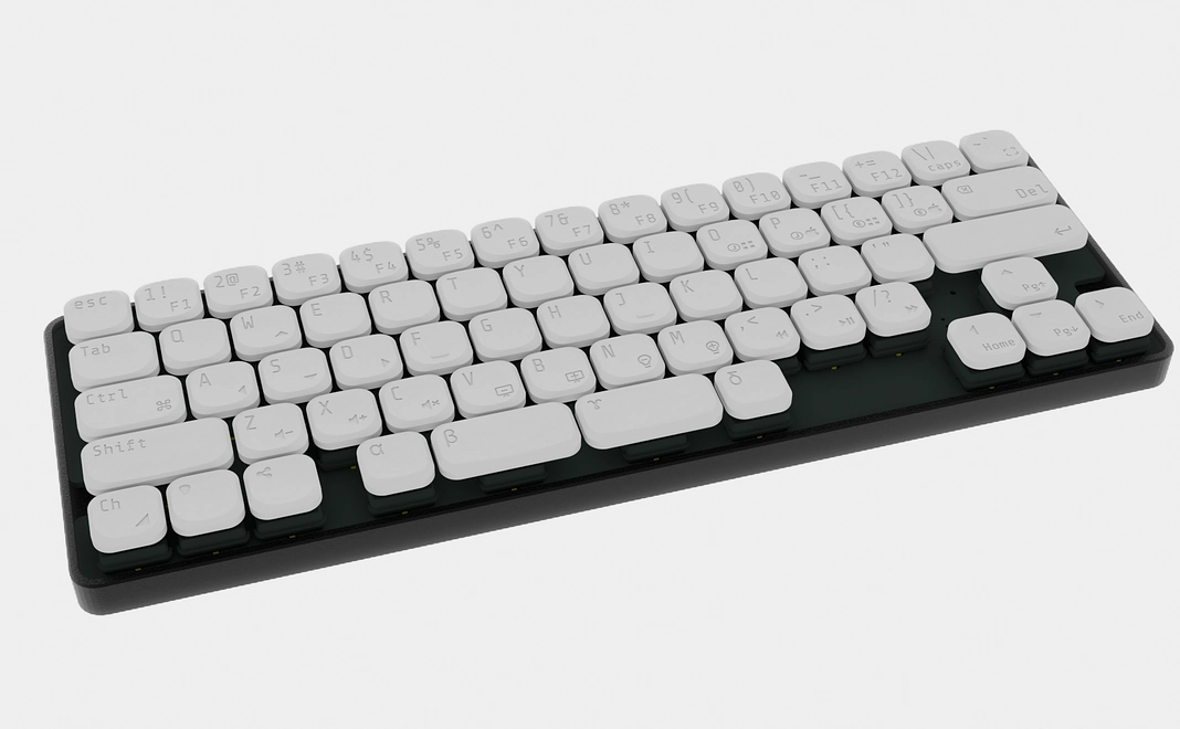 【Type2】Keycap  Resin White