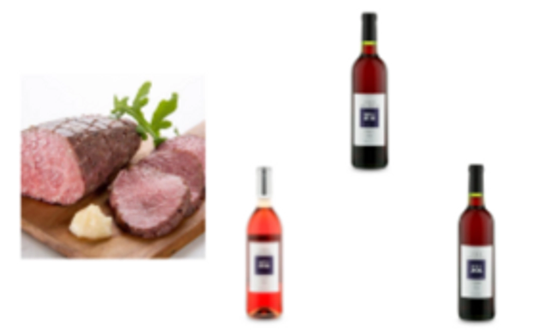 山葡萄ワインセット（3本セット）&ローストビーフ