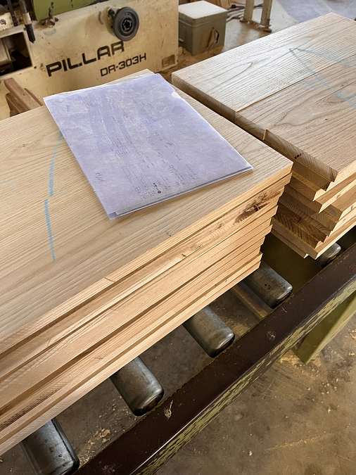 今日も川北町で作業を進めています