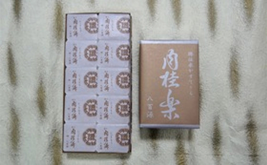 堺銘菓・元祖肉桂餅10個入1箱+肉桂かすてーら1個コース