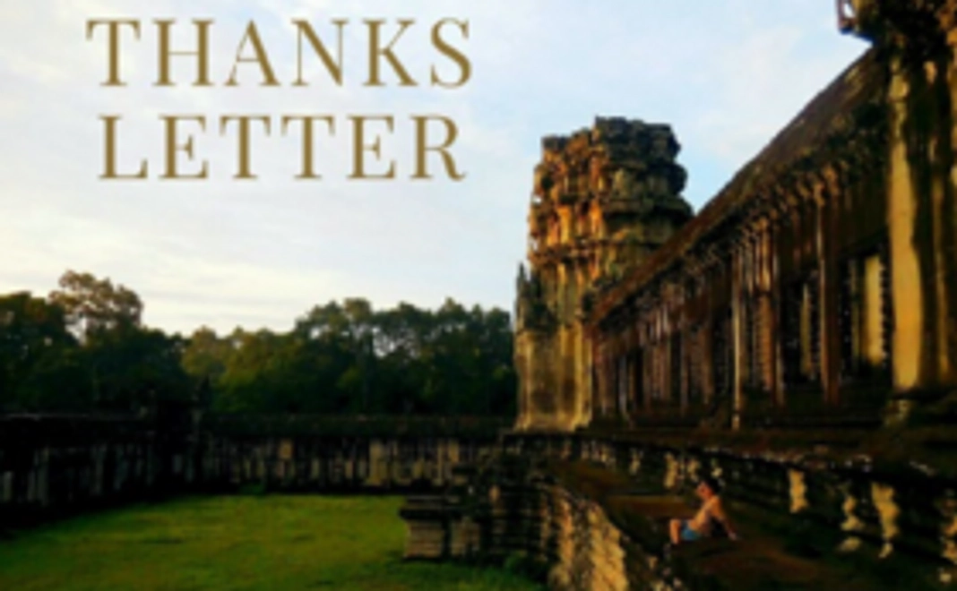 学生限定！Thanks Letter　