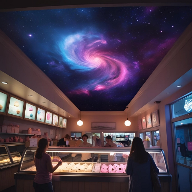 プラネタリウム設置を検討中！夜のお店をもっと魅力的に