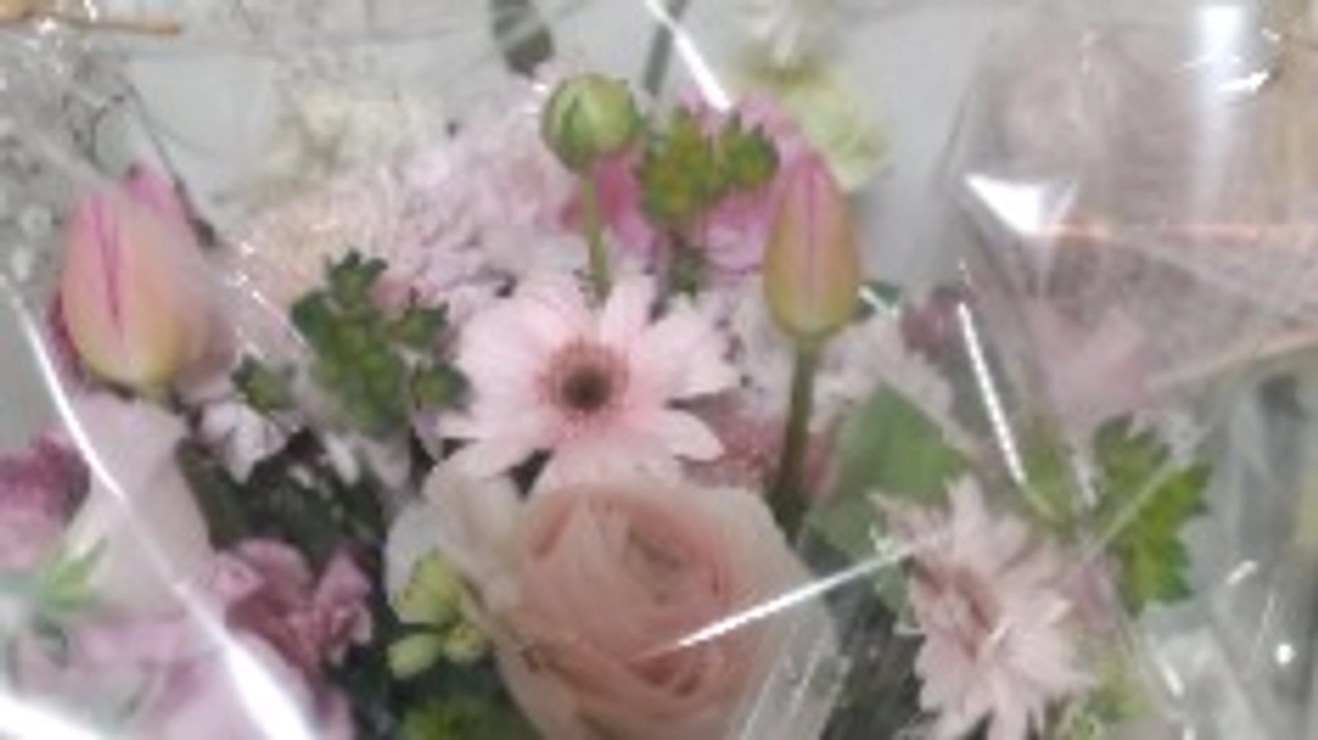 クロネコから入電⇒お花が到着