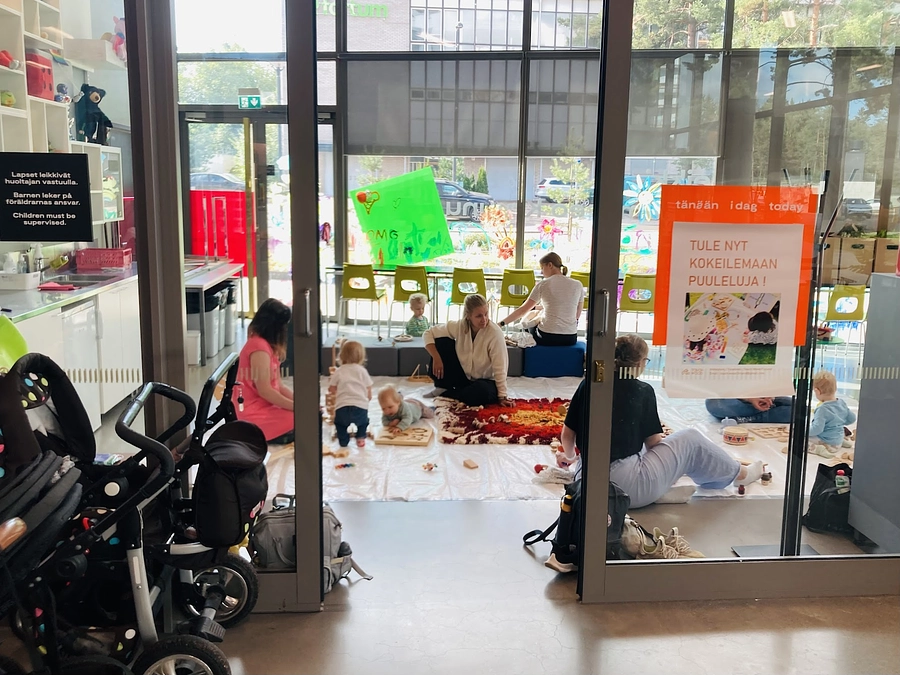 遊びの博物館Museo Leikkiで「小さな子どもたちの朝」イベントに参加