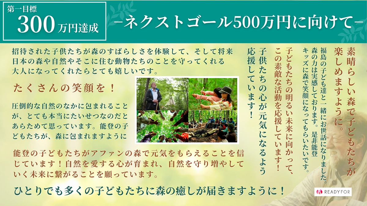 目標金額達成！ネクストゴールに向けて引き続き応援よろしくお願いします！
