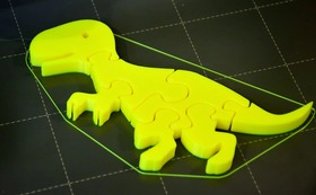 【3Dプリンター製の知育パズル】かわいい恐竜パズルをお送りします！