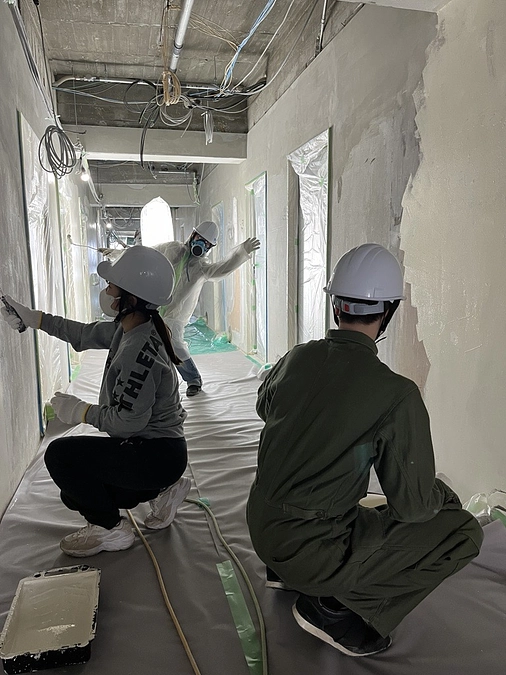 六甲ウィメンズハウス進捗状況 ～DIYの様子～