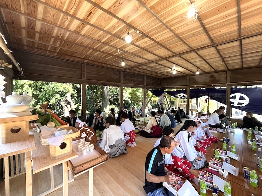 本殿遷座祭・奉祝祭の様子と、進行中のプロジェクトご支援のお願いです。