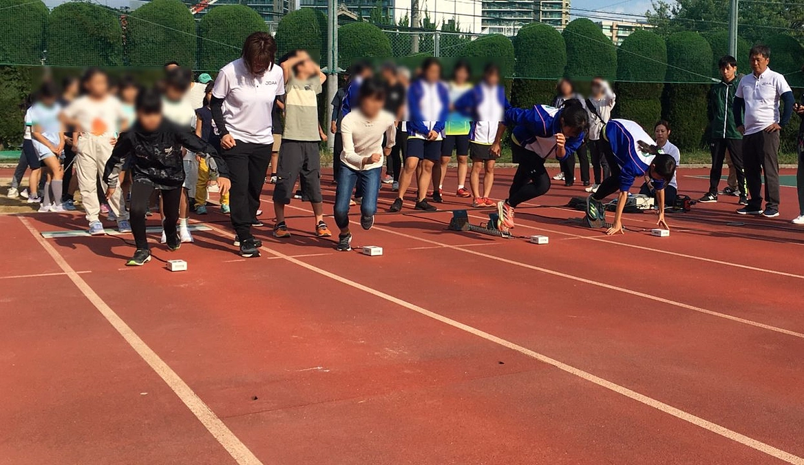 デフアスリートたちの陸上教室！