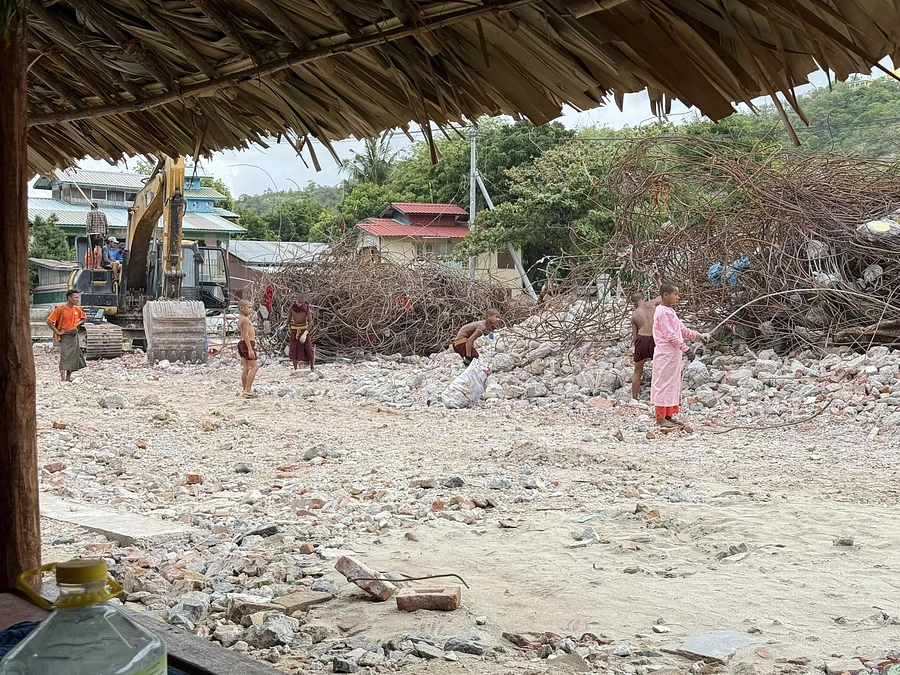 【支援報告】認可取り消しの危機に——子どもたちのための仮設教室設置スタート