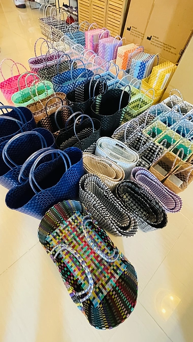 本日追加オーダー分のプラカゴバッグ届きました‼︎