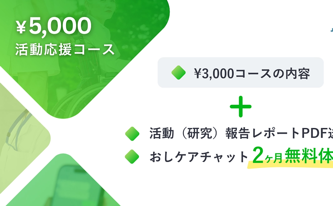 【2ヶ月体験プラン込】活動応援コース