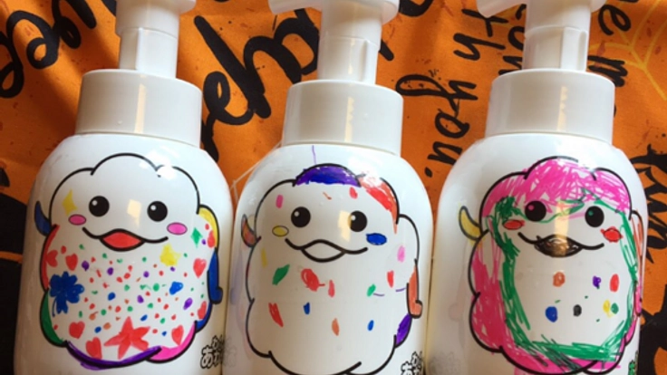 美容師さんと共同開発。子供の為のお肌に優しい泡シャンプー