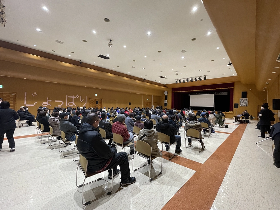 ロケ地 佐井村での感謝の気持ちを伝える試写会を開催しました