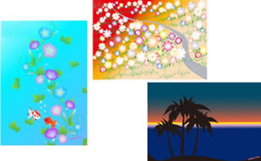 お礼の手紙+ポストカード3枚