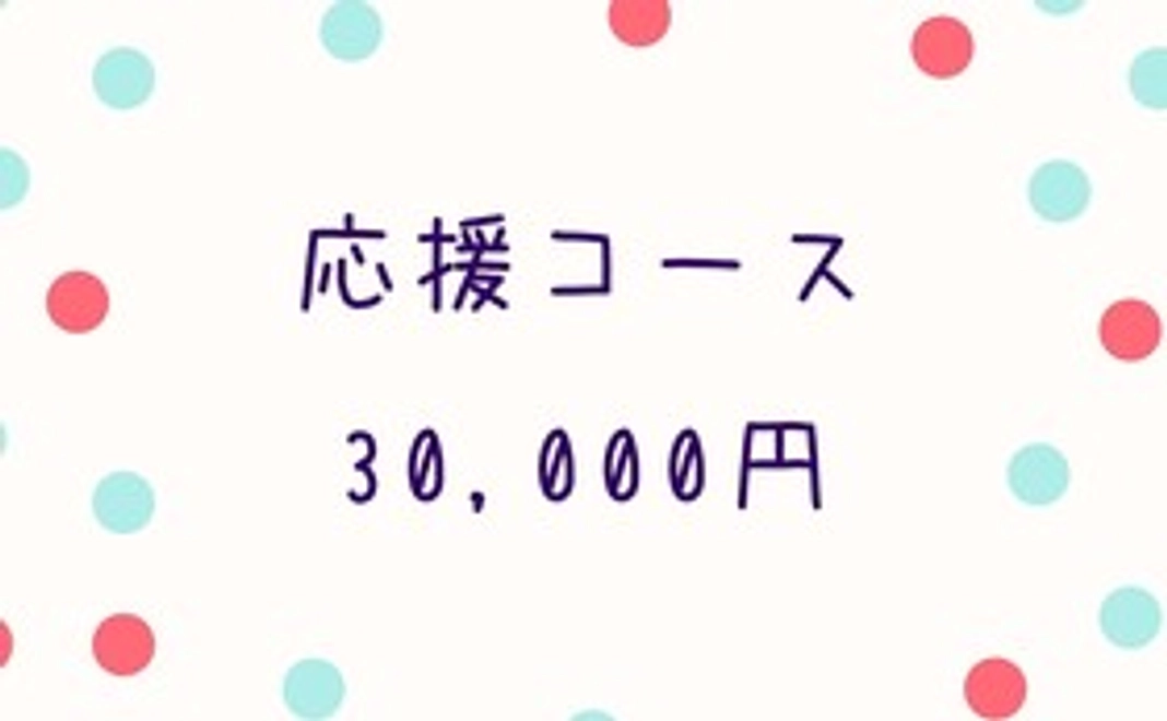 応援コース3万円