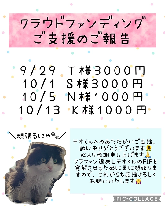 これまでのご支援の御礼