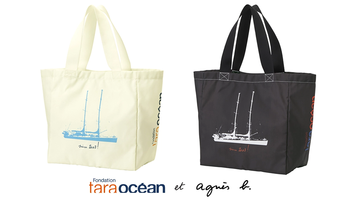 リターン紹介：アニエスベーとのコラボレーショントートバッグ