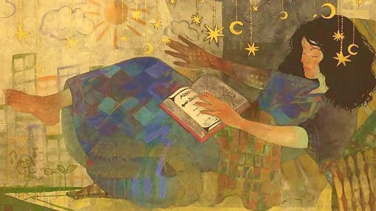 日本画の個展を通じて、統合失調症を知って貰いたい。