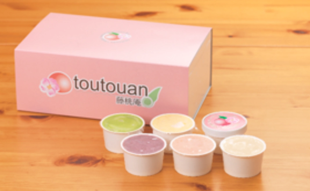 藤桃庵のジェラート6個入りセット