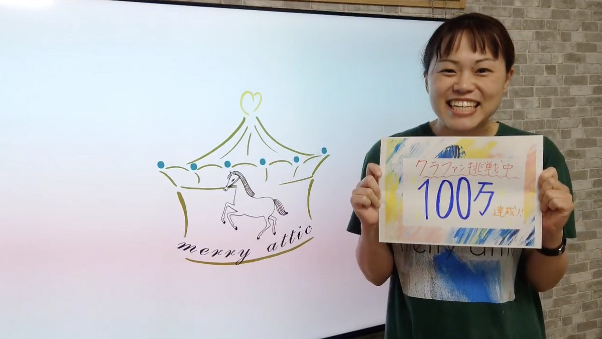 支援総額100万円突破！！