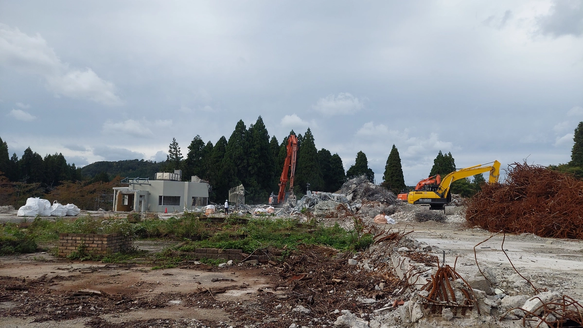 10月の解体風景　ラストスパート!