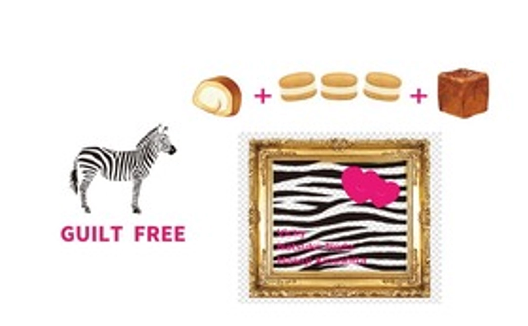GUILT FREE(ギルティフリー)ロールケーキ＆クリームサンドセット&アートコース
