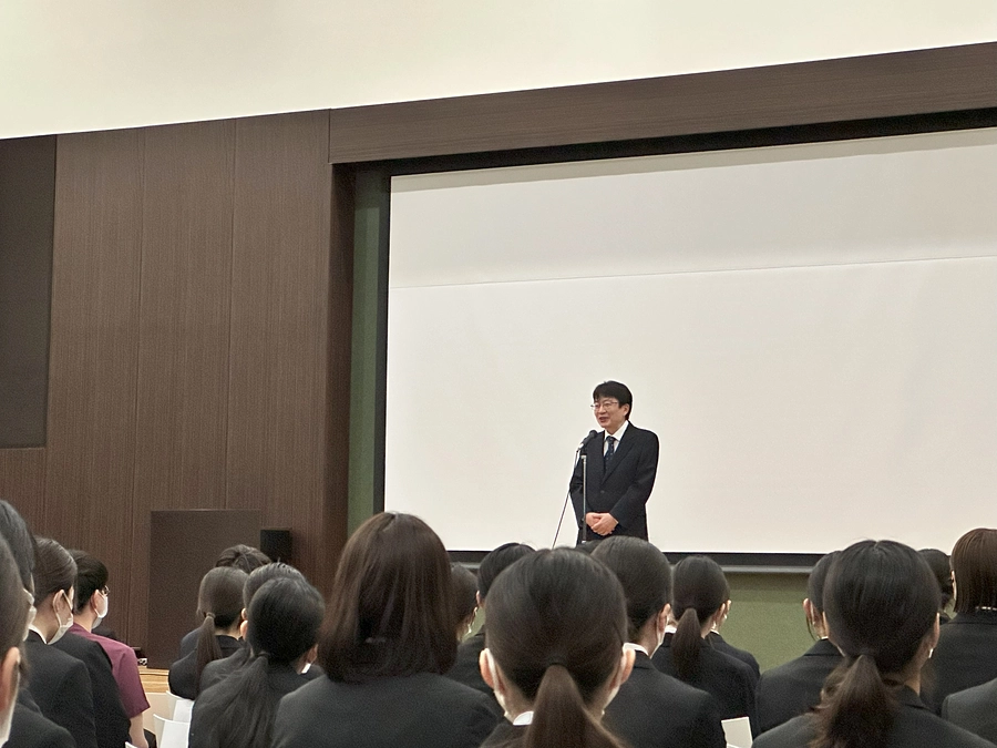 令和７年度スタート！新規採用者へアイビーからご挨拶！