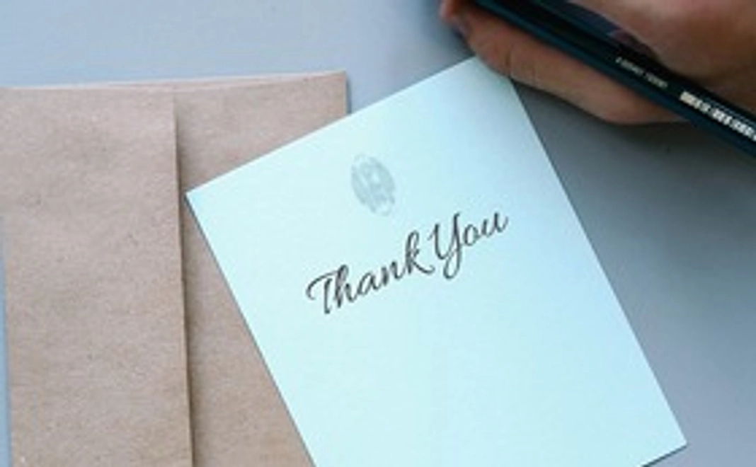 心を込めたお礼のメッセージ