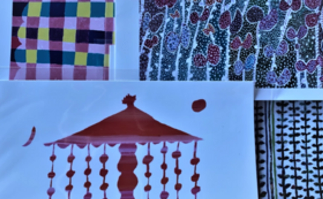 アーティストTashiのポストカードでお礼状