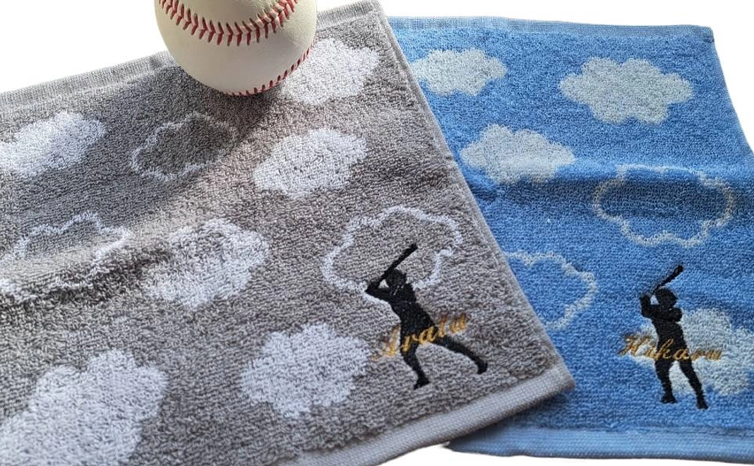 刺繍入りハンドタオル