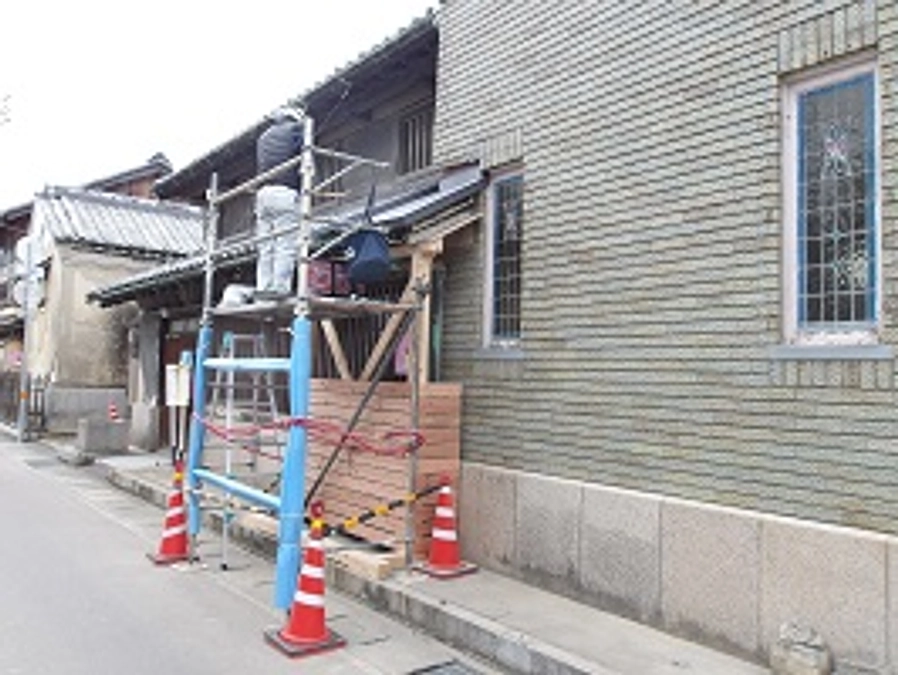 【合田邸通信Vol.2】支持材の設置や土塀の保全に着手しています！