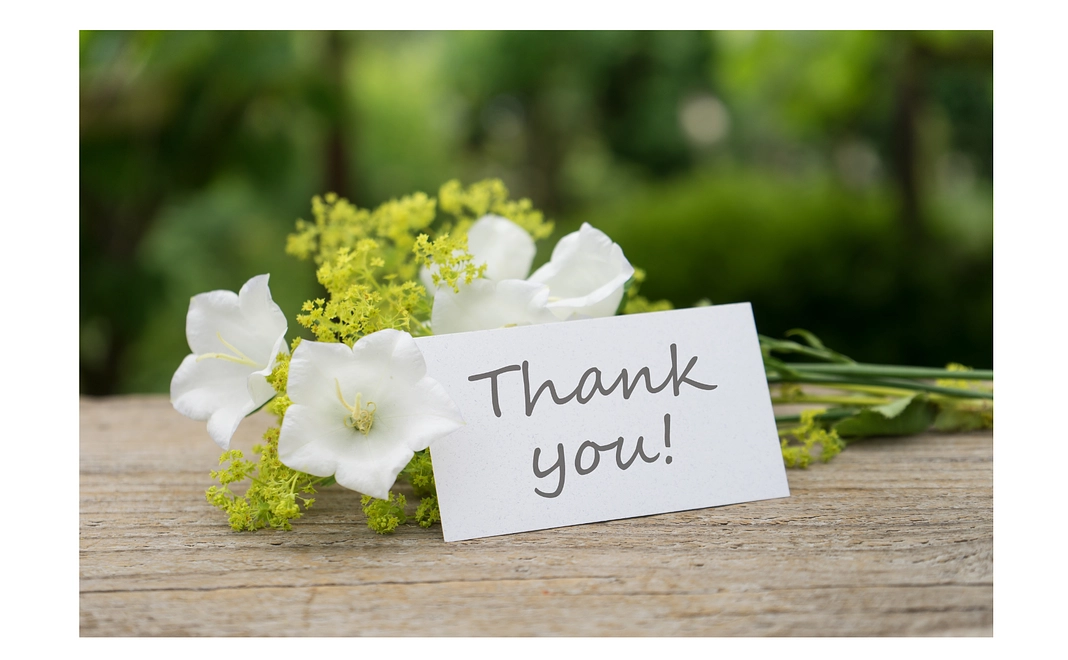 《全力応援》お礼のメール