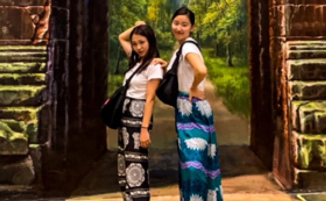 【アリババプラン】カンボジアの伝統衣装であるアリババ