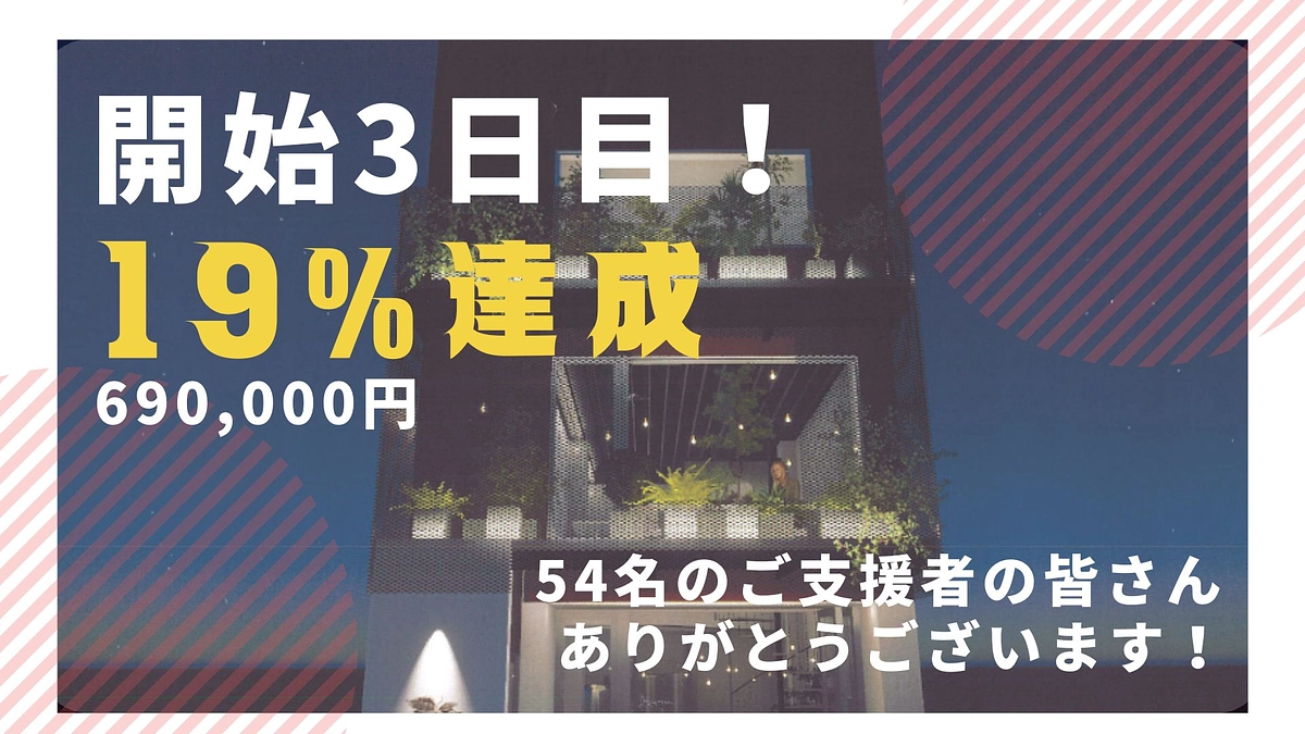 【開始3日目！】皆様ありがとうございます！