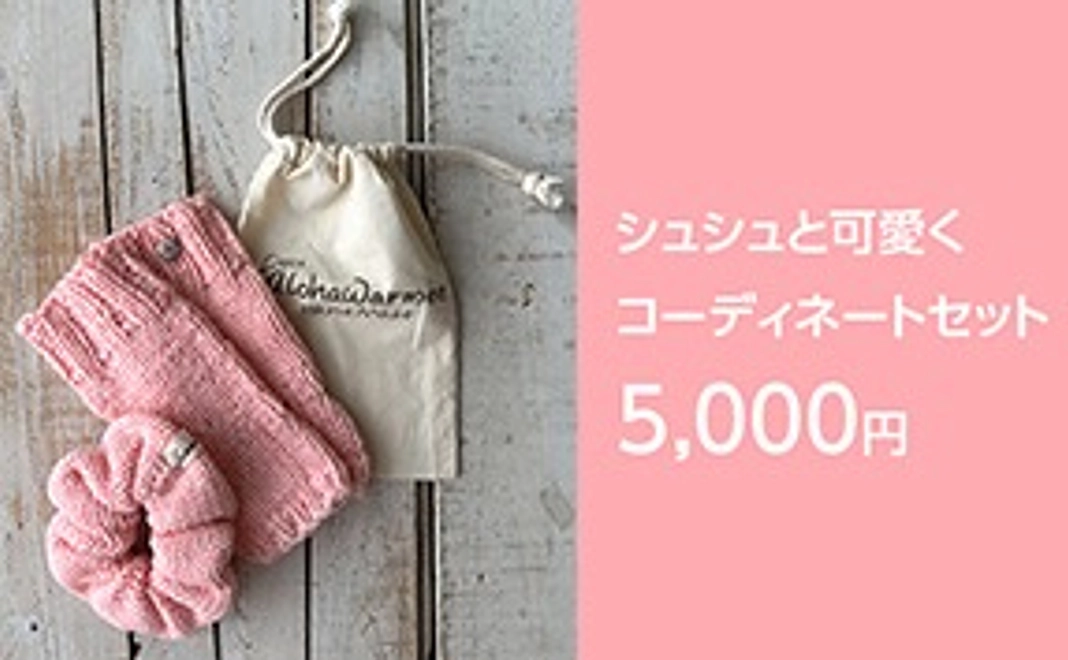 シュシュと可愛くコーディネートセット