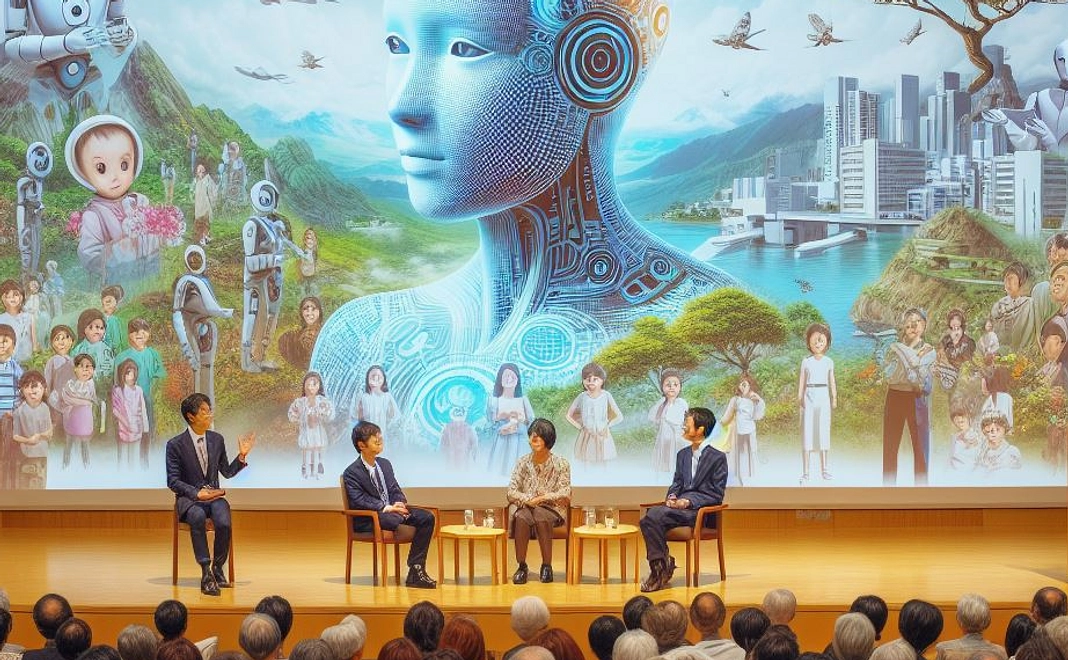 AI研究所構想者　岡田副代表と　毛利八重子　代表のネオパラTOP対談LIVEへのご招待
