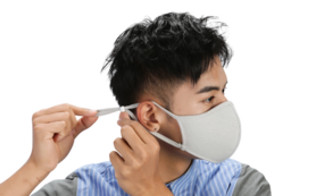抗ウイルス・抗菌加工4層フィルター高機能マスク×2枚